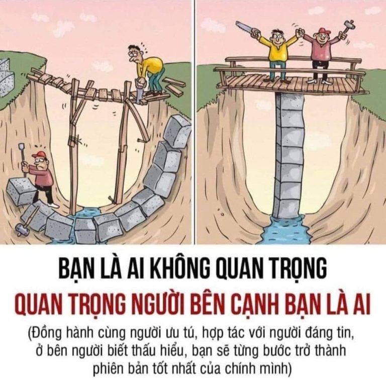 Bạn là ai không quan trọng, quan trọng người bên cạnh bạn là ai